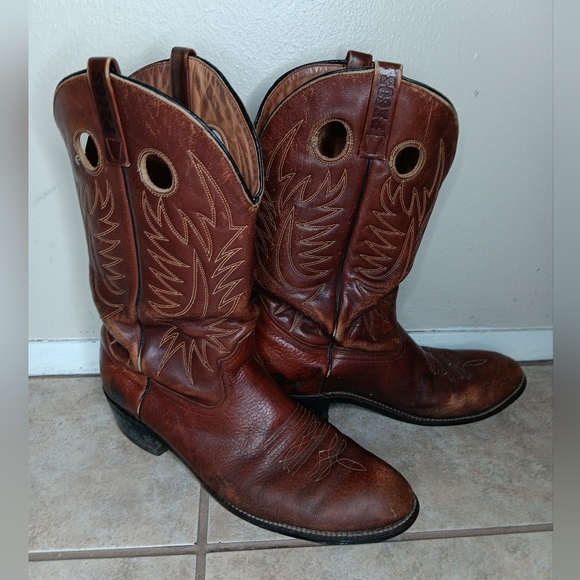 Red Wing Other - RED WING PECOS Men's Size 13 B Western Boots 9812 Cowboy Brown Leather Made USA